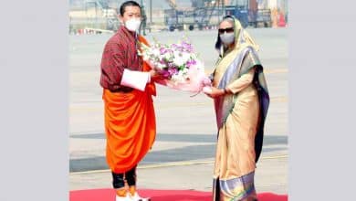 Photo of Bhutanese PM Tshering in Dhaka