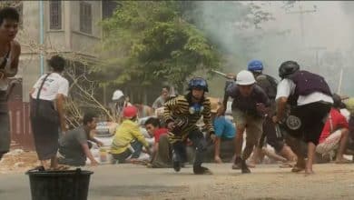 Photo of Protester shot dead in myanmar