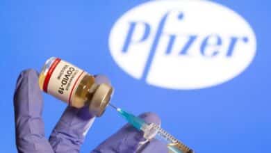 Photo of Pfizer vaccination begins