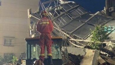 Photo of China hotel collapsed