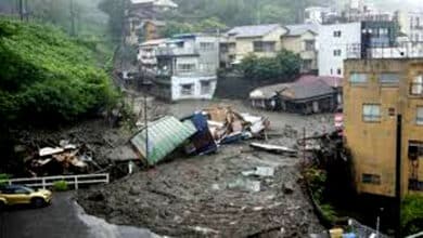 Photo of Landslide hits Japan town