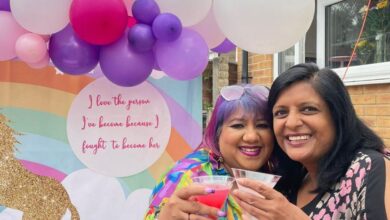 Photo of Woman Throws Divorce Party happily after ending of  17-year-old Marriage