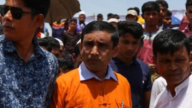 Photo of Rohingya leader Mohibullah was shot dead