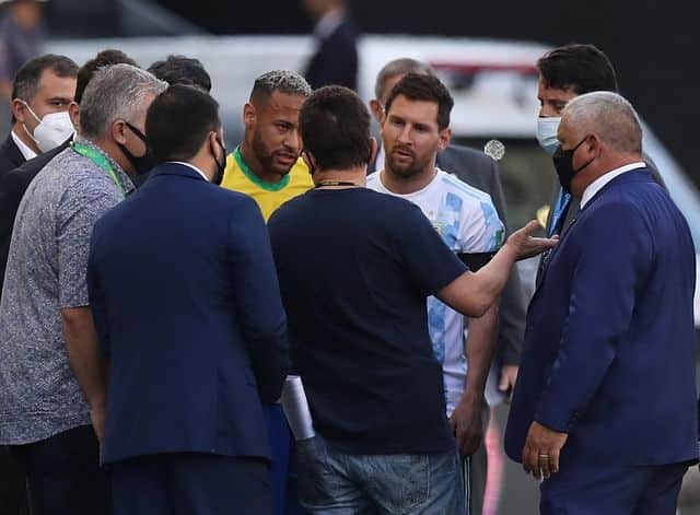 Brazil vs Argentina: World Cup Qualifier suspended after health officials enter pitch in row over Covid rules