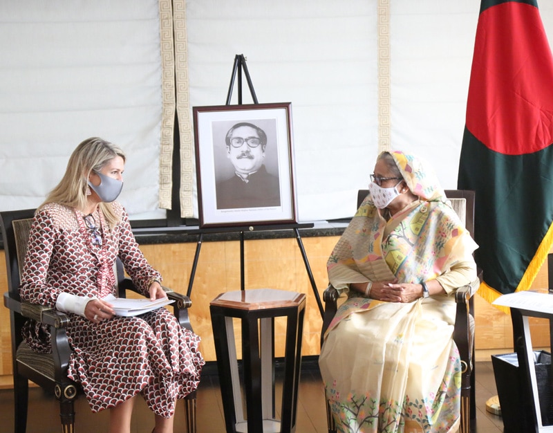 The UN Secretary General praised the development of Bangladesh and the leadership of Sheikh Hasina