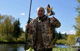 Putin spent several days hiking and fishing in Siberia