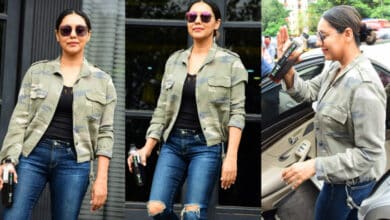 Photo of Shah Rukh Khan’s wife Gauri Khan trolled for drinking black water