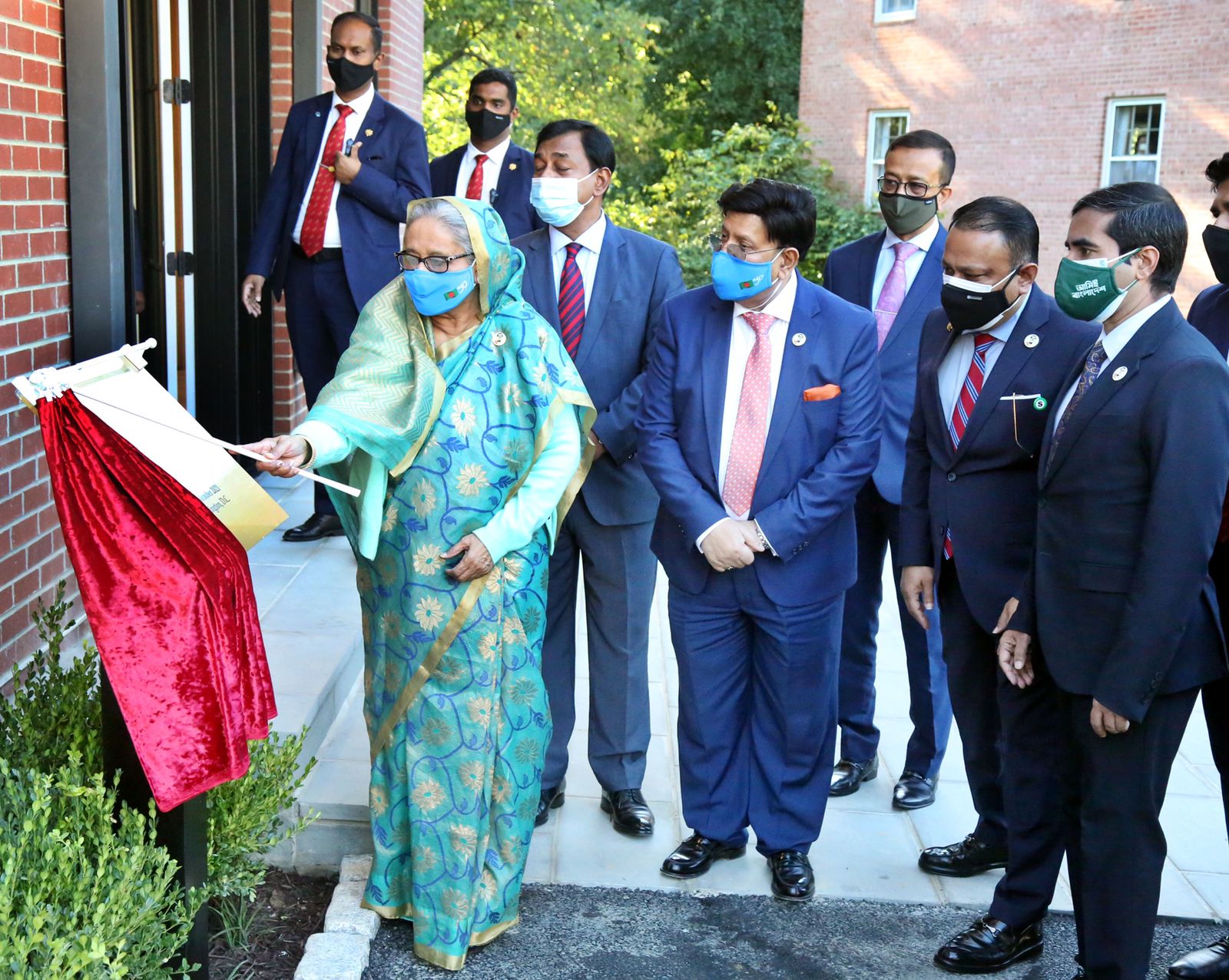 The Prime Minister inaugurated Bangladesh House in Maryland