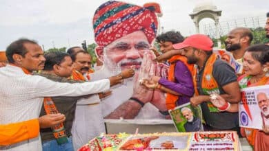 Photo of Modi’s birthday is celebrated all over India