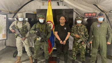 Photo of Colombia’s most wanted drug lord “Otoniel” captured in jungle raid