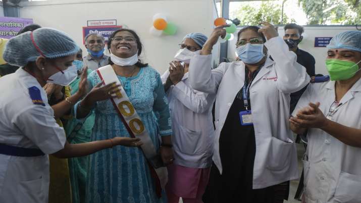 India achieves 100 cr Covid vaccine dose landmark,
