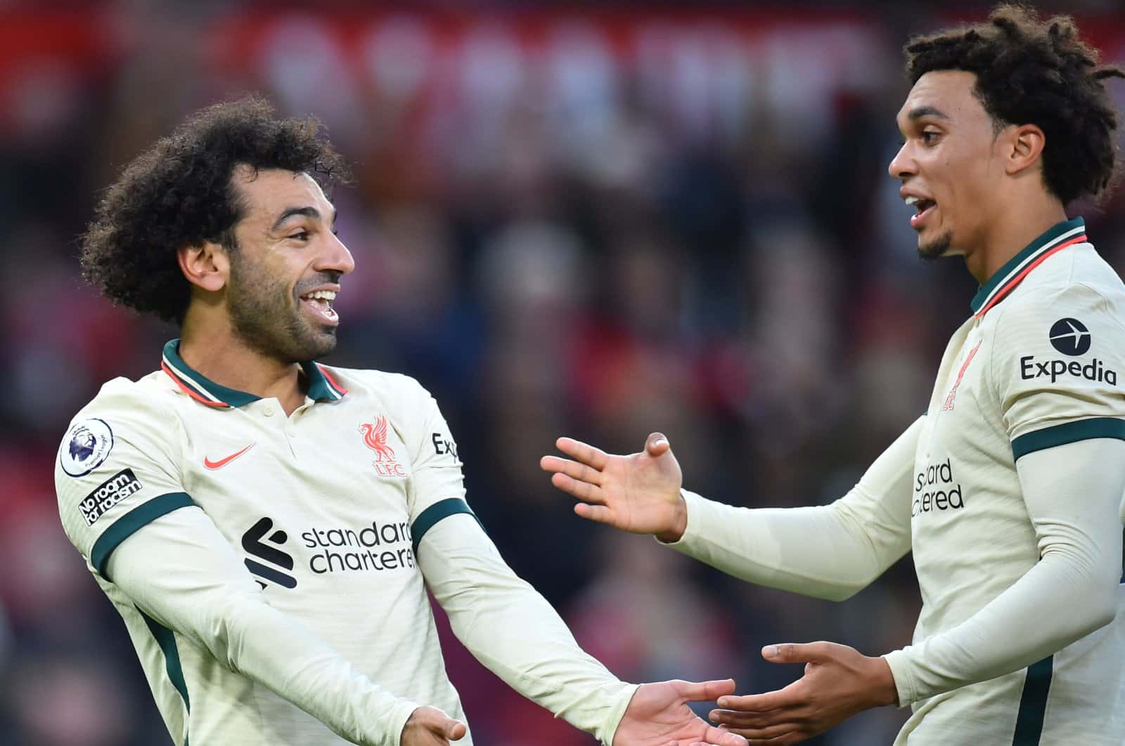 Salah hit hat trick as Liverpool thrashes Man Utd at Old Trafford