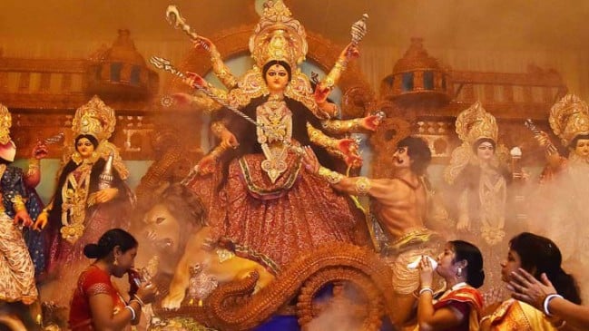 The Sharadia Durga puja festival begins, Mahasasthi today