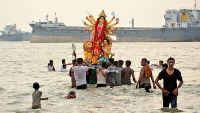 Photo of Durga Puja ends with immersion of images