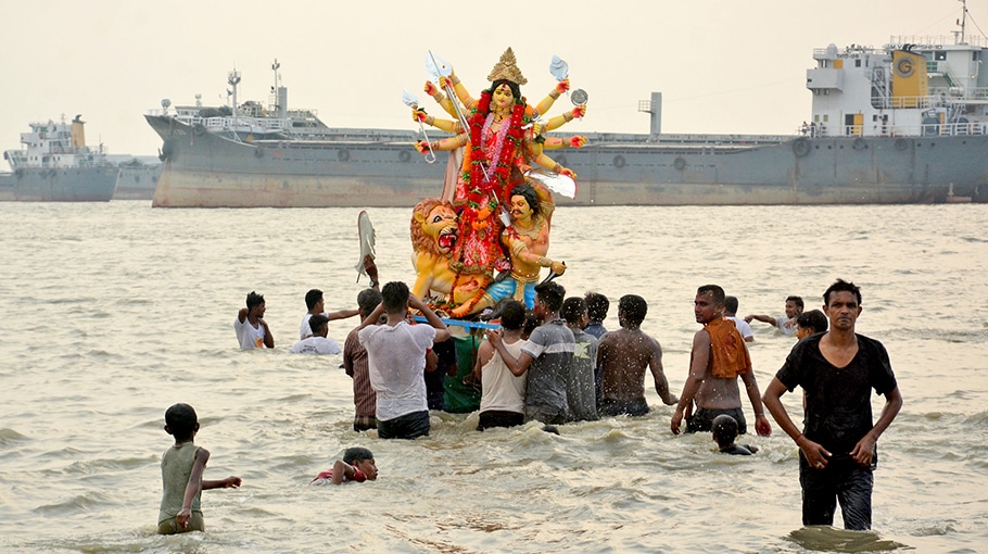 Durga Puja ends with immersion of images