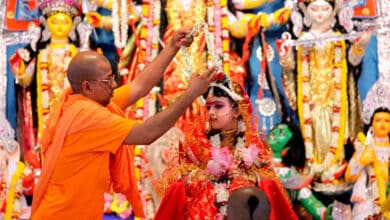 Photo of “Kumari puja” today in Mahashtami