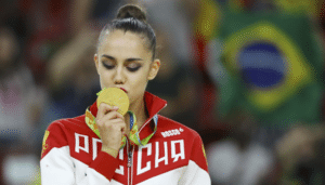 Olympic gold medalists Margarita Mamun arrives in Dhaka with family
