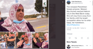 Palestinian woman released but prevented from seeing kids after 7 years in Jail