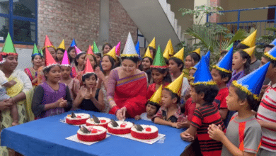 Photo of Porimoni celebrated her birthday with the children of the orphanage