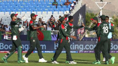 Photo of Bangladesh through to Super 12 with 84-run win over PNG