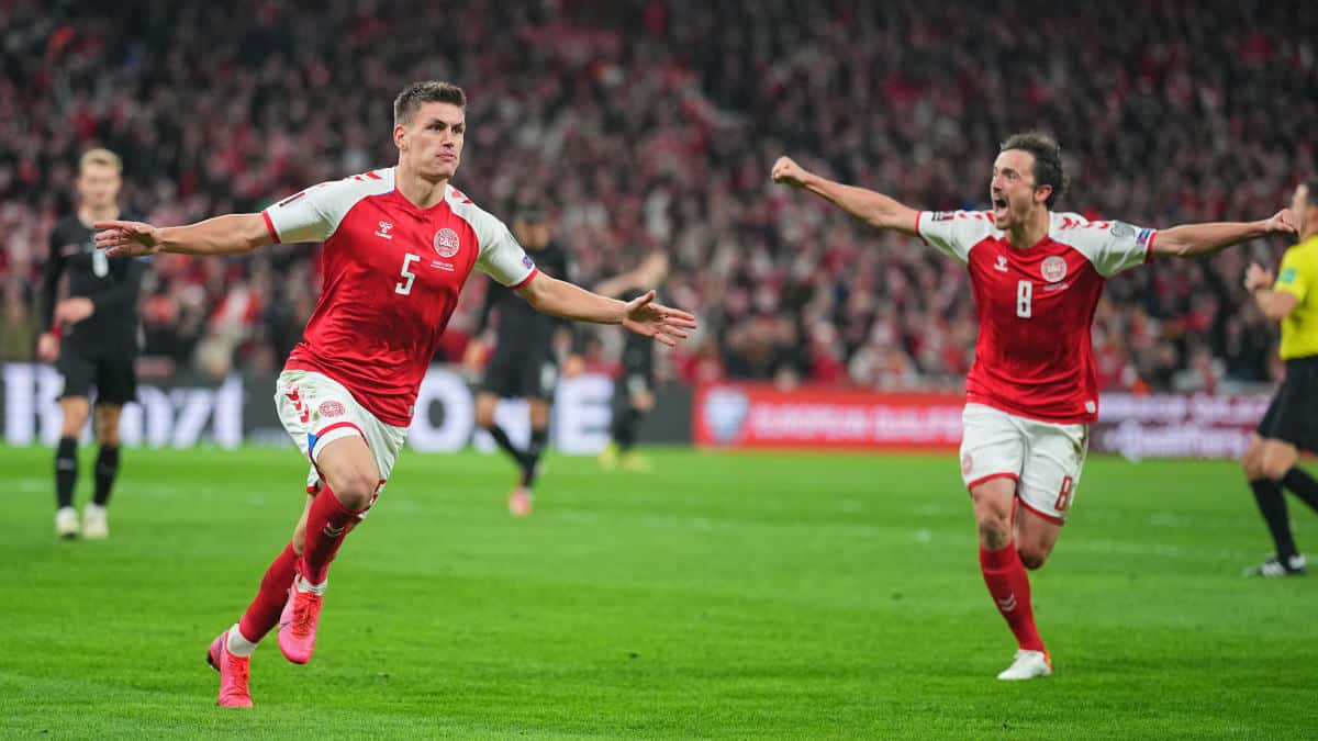 Denmark won the Qatar World Cup ticket as the second team