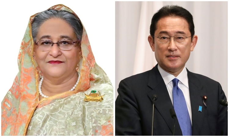 Sheikh Hasina congratulates the newly appointed Prime Minister of Japan