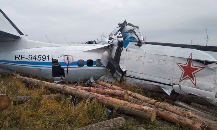 Plane crash in Russia, kills 16
