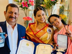 Kangana Ranaut recieves her fourth national award for the best actress title