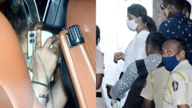 Photo of Gauri Khan at the NCB office to meet Aryan