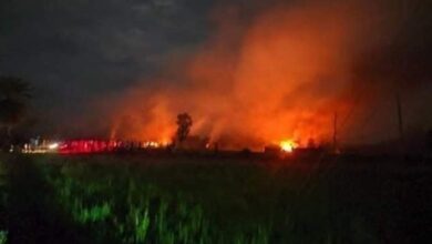 Photo of Arson attacks on Hindu homes in Rangpur