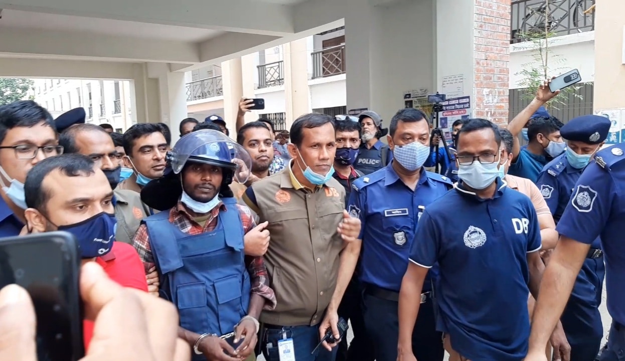 Cumilla incident::Four people including Iqbal have been remanded for 7 days