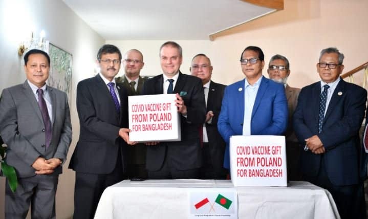 Bangladesh receives 3.2m AstraZeneca doses from Poland