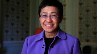 Photo of Nobel laureate Maria Ressa rules out going into exile over Philippine charges