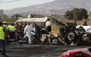 19 Dead, 3 Injured As Cargo Truck Crashes Into 6 Vehicles In Mexico