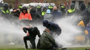 3 in hospital after police fire on anti-lockdown protesters in Rotterdam