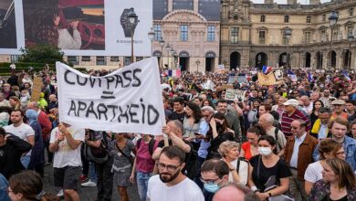 Photo of Tens of thousands rally against Covid curbs in Europe and Australia
