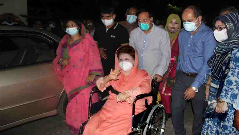 Khaleda Zia returns home from hospital after 27 days