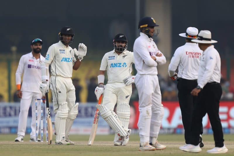 Ravindra helps New Zealand pull off dramatic draw in first India Test