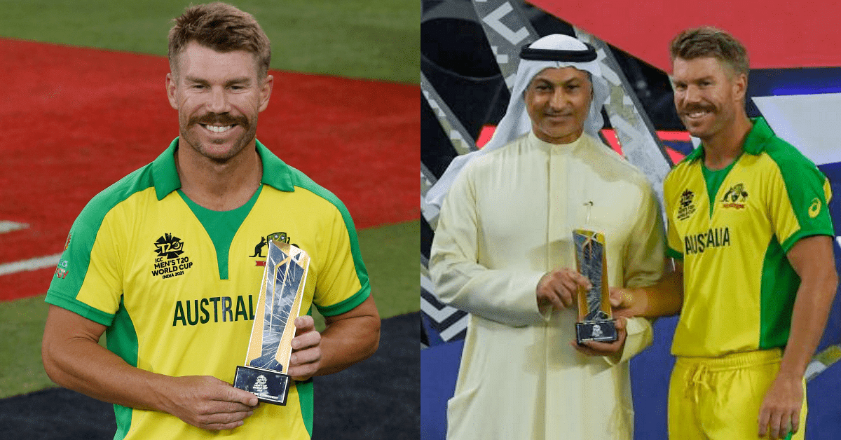 T20 World Cup 2021: David Warner Wins Player of The Tournament Award