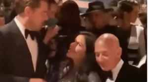 Internet is obsessed with this video of Jeff Bezos' girlfriend 'eyeing' Leonardo DiCaprio