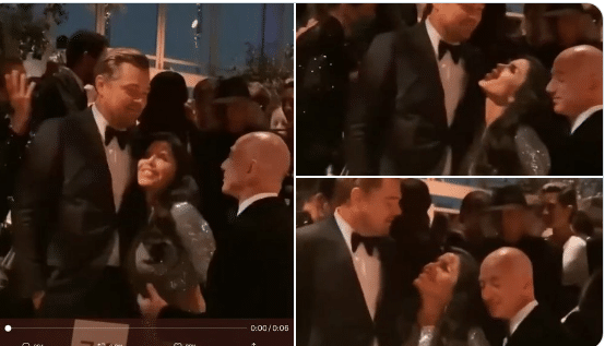 Internet is obsessed with this video of Jeff Bezos' girlfriend 'eyeing' Leonardo DiCaprio