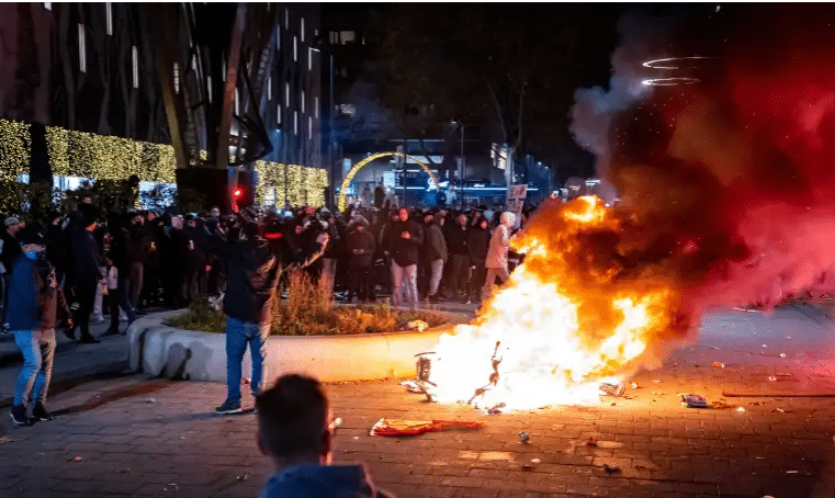 3 in hospital after police fire on anti-lockdown protesters in Rotterdam