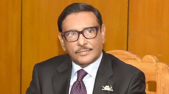 Obaidul Quader urges transport owners-workers to withdraw strike