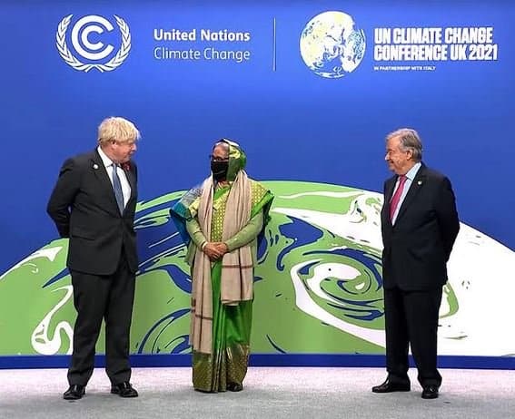 Bangladesh PM joins world leaders for 'last, best hope' climate summit