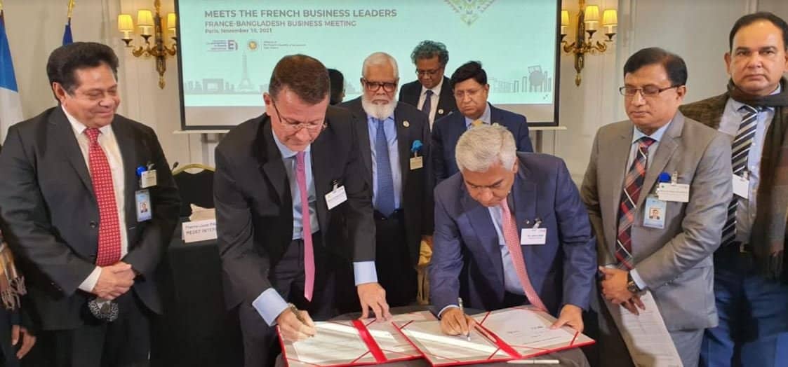 FBCCI signs MoU with MEDEF International to boost Bangladesh-France bilateral trade, investment