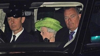 Photo of Queen Elizabeth II attends christenings following health fears