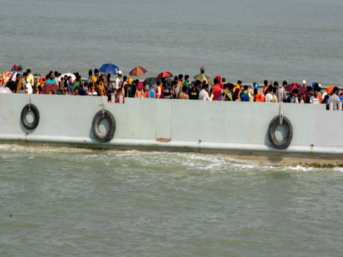 Bangladesh sends hundreds more Rohingya refugees to Bhasan Char island