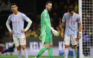 Manchester United slumps to 4-1 defeat at Watford