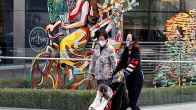 Photo of South Korea sets pandemic high with 4,000 new virus cases