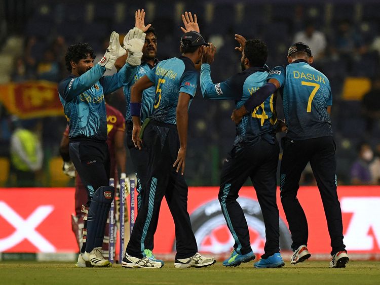 Sri Lanka beat West Indies by 20 runs in ICC T20 World Cup 2021
